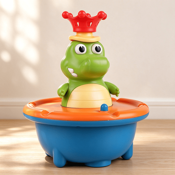 Light Up Crocodile Fountain Bath Toy,Fun Spray Modes Bathtub Toy,Water Toy for Bathroom and Swimming Pool