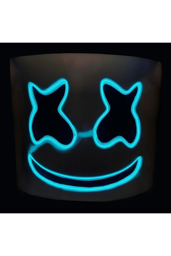 Marshmello EL Adult Costume Mask