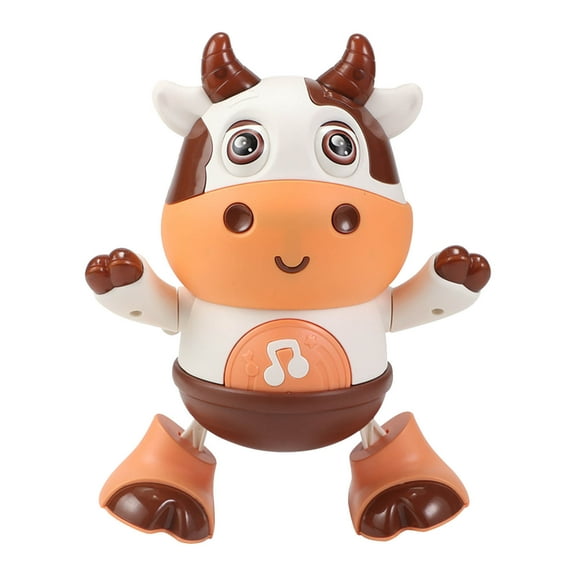 White Light Up Dancing Cow Cow Light Up Dancing Cow For Active Dancing Cow Toy Musical Boogiecow Toy Musical Dancing Cow/Deer Toy With Music And Led Lights