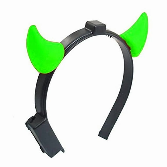 Light Up Devil Horns, Green