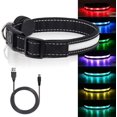 Light Up Dog Collars,Safety Led Dog Collars Usb Rechargeable 7 Changing