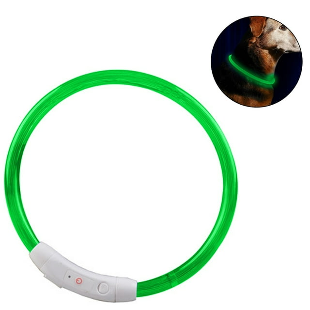 Light Up Dog Collars of Visibility Brightest Glow Dog Collar Light