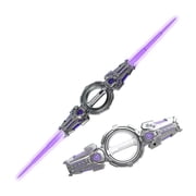 Light Up Double-Edged Sword with Colorful LED Lights, Instant Deployment, Realistic Effects, 360  Rotational Action Toy for Dynamic Play