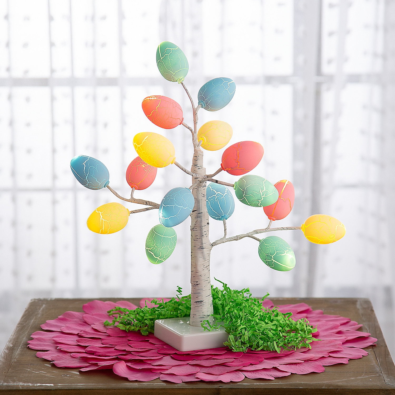 LightUp Easter Egg Tree Tabletop Decoration