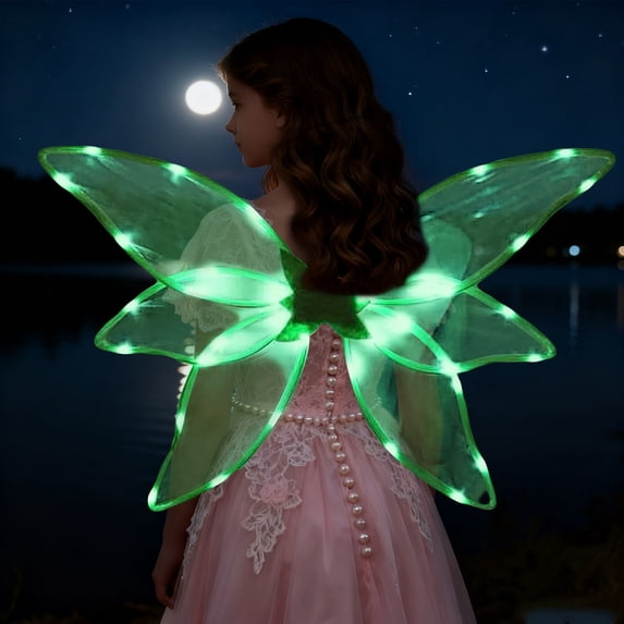Light Up Fairy Angel Wings, Led Cosplay Wing Prop For Photography Stage ...