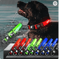 thumbnail image 1 of Light Up Flashing Led Collar with Air Tag Holder, Keep Your Pet Safe and Stylish, 1 of 4