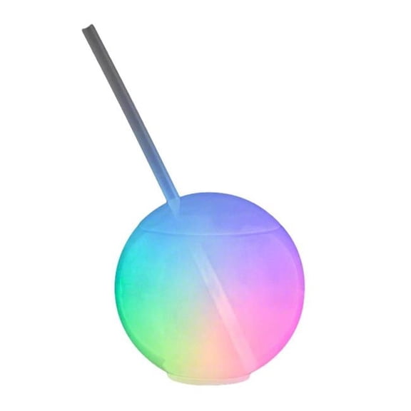 Light Up Frosted Mood Multi Colored Glow Ball Tumbler Cup for Parties