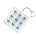 thumbnail image 1 of Light Up Funny 9 Button Keyboard Fidget Keyring with LED Light Stress Relief Toys Keyboard Clicker Fidgets Keychains for Anxiety Relief, 1 of 8