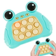 Light Up Game, Breakthrough Educational Game Console lite Brite, Adult Decompression Games, Educational Games Suitable for Children Aged 3-12, Frog -Green