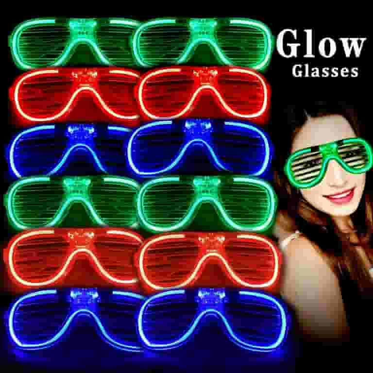 Light Up Glasses Bulk Party Favors Glow in The Dark LED Glasses