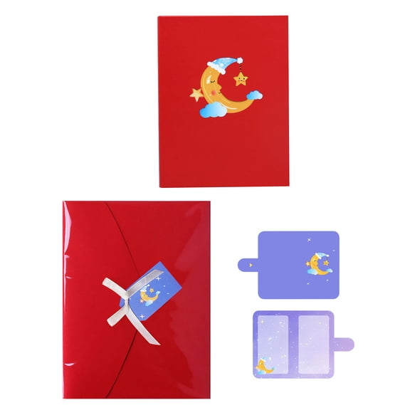 Light Up Greeting Card With LED Star For Birthday Anniversary Valentines Home Decoration Art Invitation Card