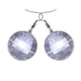 thumbnail image 1 of Light Up Groovy Disco Mirror Ball Crystal Earrings, 1 of 1