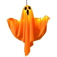 thumbnail image 1 of Light Up Hanging Ghost Decor, White Cloth Ghost with LED Lights, Spooky Outdoor Indoor Halloween Tree Porch Ornament, 1 of 4