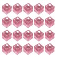 thumbnail image 1 of Light Up Ice Cubes with Battery-Powered Led, 20-Pack 0.55 Inch Acrylic, Light Pink for Party Table Decor, Decoration, 1 of 3