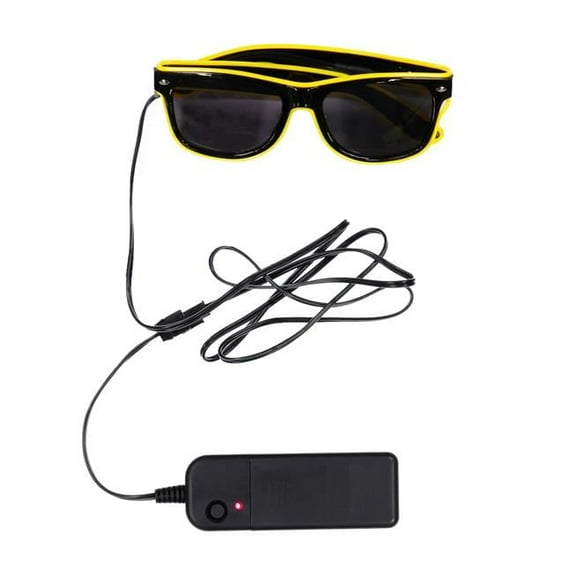 Light Up LED Glasses, Yellow