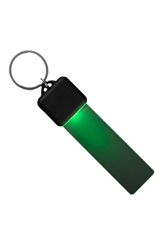 Light Up LED Keychain, Green