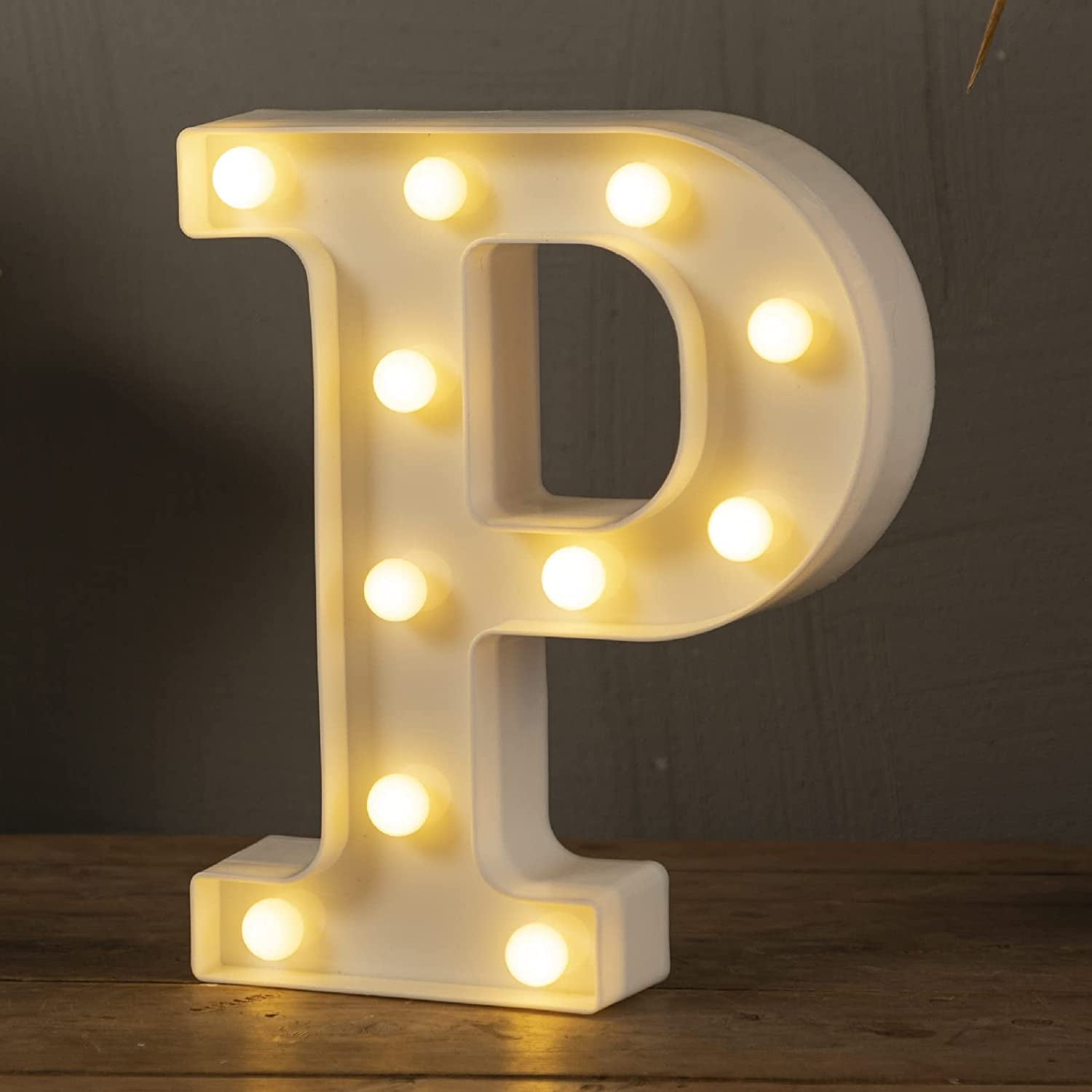 Light Up LED Letters Lights Sign 26 Alphabet and 10 Number Big