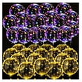 thumbnail image 1 of Light Up Led Balloons 10Pack - 14 Inch Transparent Bobo Balloons with String Lights for Birthday Wedding Party Decorations - Warm/Cool Glow, 1 of 9