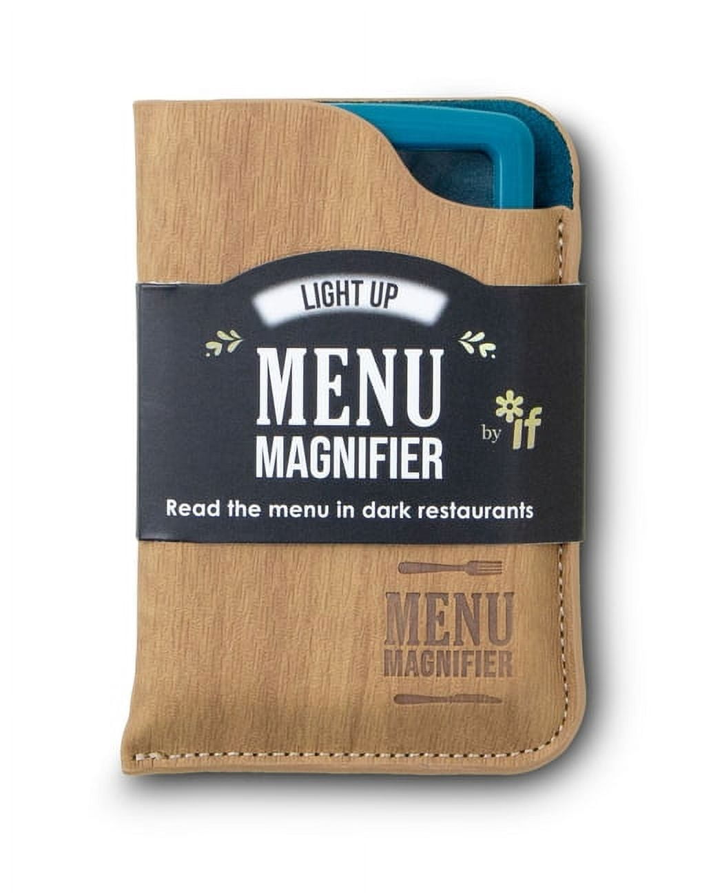 Menu Flashlight Light Up Menu Magnifier - Aqua (Other) - Walmart.com