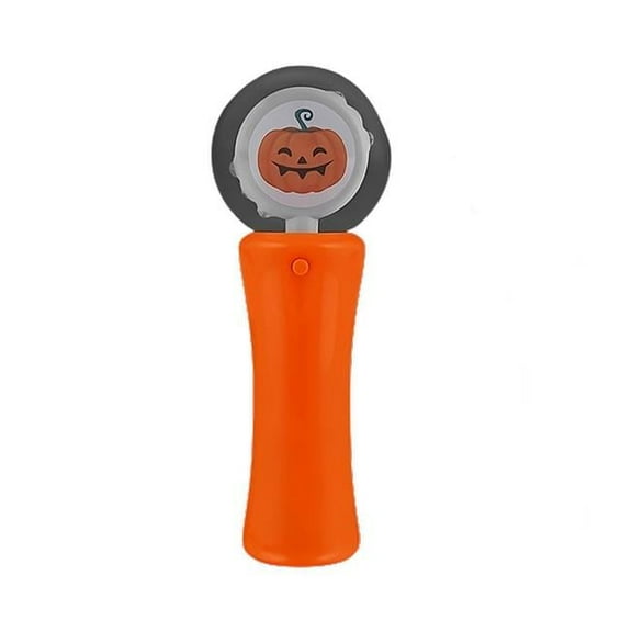 Light Up Mini Super Spinning Pumpkin Multi Color Wand