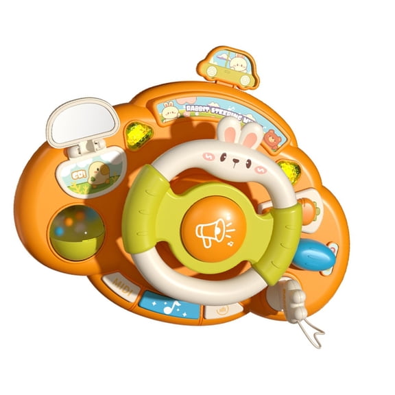 Light Up Musical Educational Toy Featuring Horn Sounds Rules Learning for Preschoolers