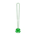 thumbnail image 1 of St Patrick Day Necklace LED Light Up Beads, Green Shamrock Glow Jewelry for Party, Battery Operated Festival Accessory, 1 of 8