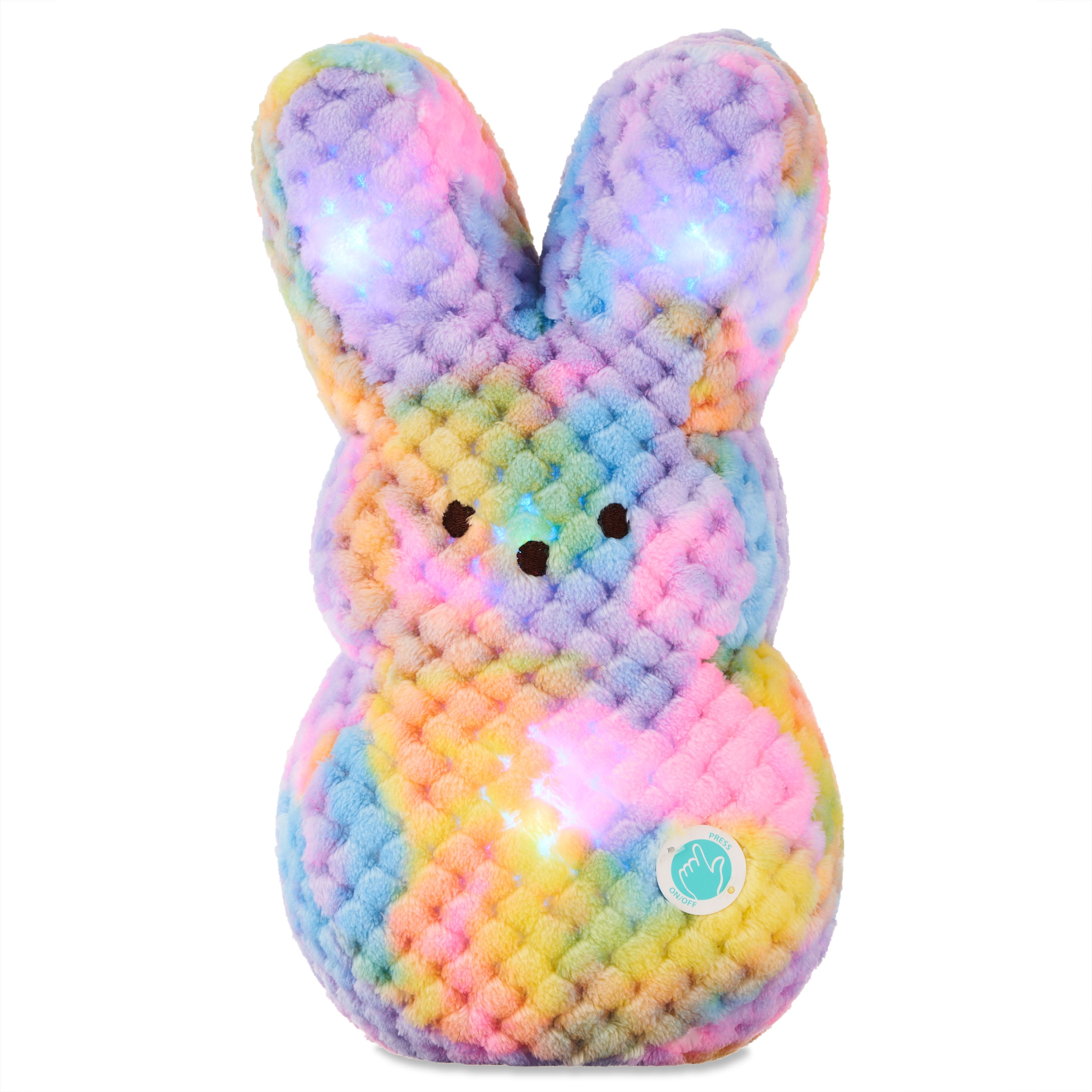 Peeps 15 Rainbow Bunny Plush