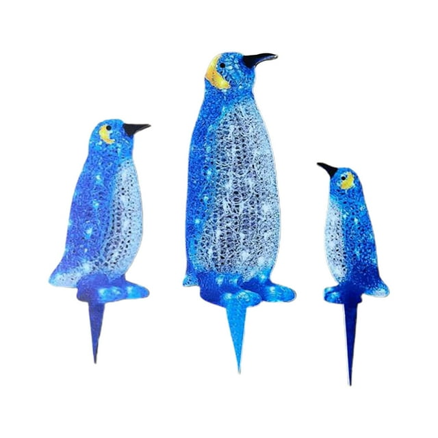 LED LightUp Penguin Outdoor Decor, Christmas Lawn Decoration, Xmas