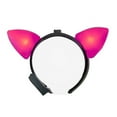thumbnail image 1 of Light Up Pink Cat Ears Headband, 1 of 1