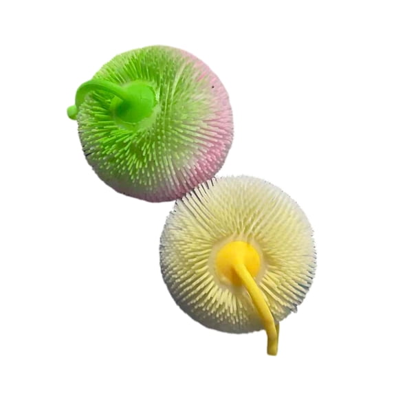 Light Up Puffer Ball Toy, Spiky Sensory Squeeze Ball, Soft Elastic Flashing Fidget Ball, Random Style Party Favor