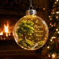 thumbnail image 1 of Light Up Religious Christmas Ornament Ball,Psalm 1:3 Scripture Tree of Life Design LED Hanging Bauble,Transparent Holiday Tree Mantel Decor,E, 1 of 6