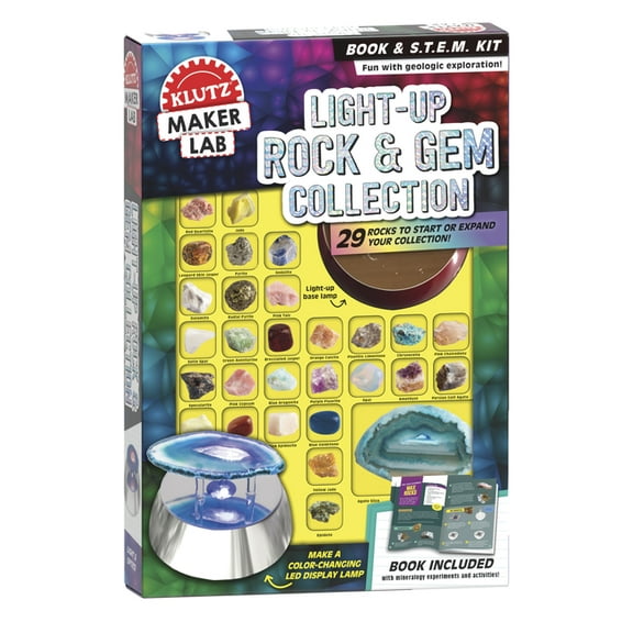 Klutz Light-Up Rocks & Gems, (Hardcover)