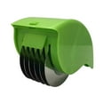 thumbnail image 1 of Light Up Roller Blades Herb Mincer Manual Cutter with 6 Stainless Steel Blades Multifunctional Vegetable Cutter for Kitchen Home, 1 of 3