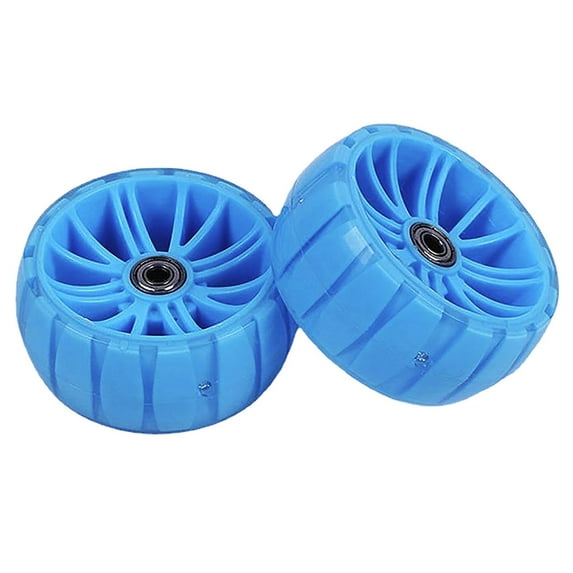 Light Up Scooter Wheel For 3 Wheeled Kid Scooter Wheel Replacement Kick Scooter Wheels LED Flashing Easy Install & Universal Application