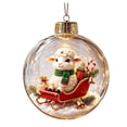 thumbnail image 1 of Light Up Sheep Christmas Ornament, 3.9 Inch Mini Story Ball with Holiday Scene for Tree Window Mantel Seasonal Decor, 1 of 6