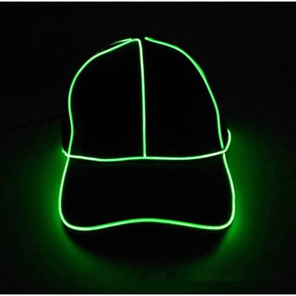 Light Up Snapback Hat, LED Snapback Hat LED Baseball Hat LED Party Hat for Boys & Girls