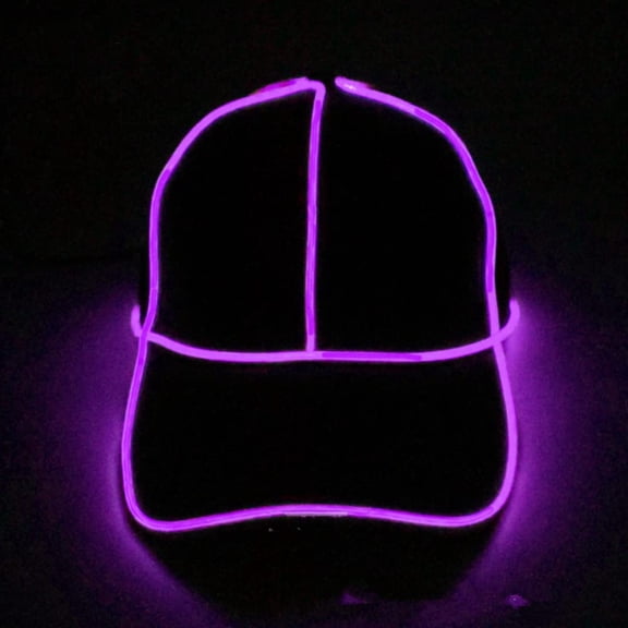 Light Up Snapback Hat, LED Snapback Hat LED Baseball Hat LED Party Hat for Boys & Girls