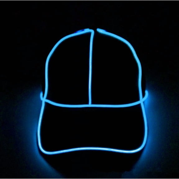 Light Up Snapback Hat, LED Snapback Hat LED Baseball Hat LED Party Hat for Boys & Girls
