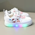 thumbnail image 1 of Light Up Sneakers with Hello Kitty Sanrio Cartoon LED Shoes Non-Slip Soft Sole Fashion Skate Shoes, 1 of 21