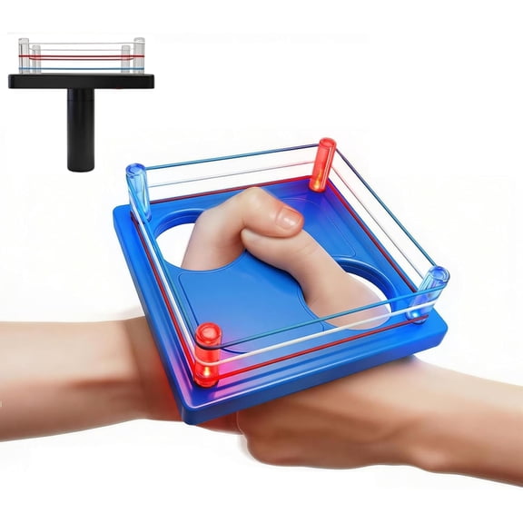 Light-Up Sound Thumb Wrestling Ring  Electronic Interactive Arena for Family Gatherings/Travel   Z
