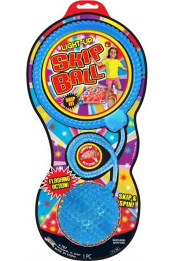 Light Up Spike Skip Ball, PartNo 707, by Ja-Ru Inc., Spring, Jump Ropes, Seasona