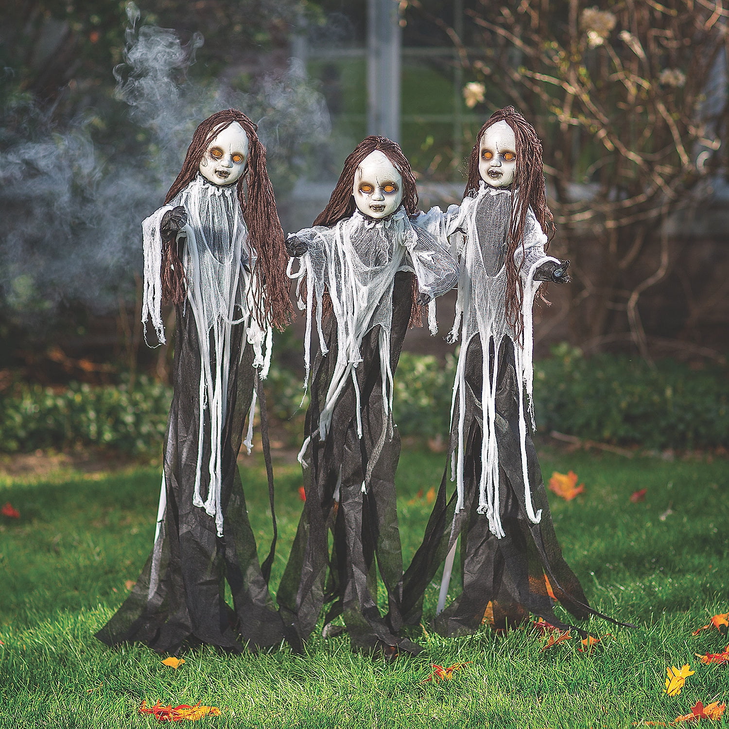 Light-Up Spooky Doll Yard Stake Halloween Decorations, Home Decor ...