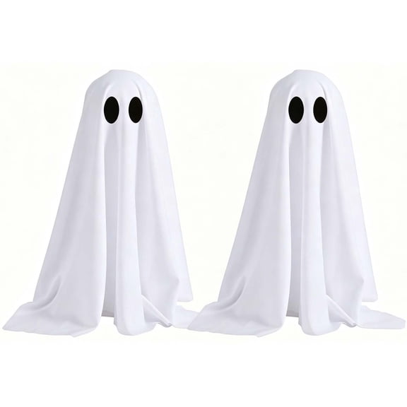 Light-Up Spooky Ghost Halloween Decoration, Scary Floating Apparition Prop, Ghost House Indoor Accent, Creepy Tabletop Figure for Kitchen Counter, Parlor, Entryway Ambiance, B