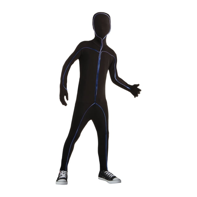 Stick Point Up Light Up Stick Figure Halloween Costume for Children, Boys' Size L (10/ ...