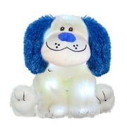 Light Up Stuffed Animal Glow Plush Sleep Toy 7 color Changing White Dog Battery Operated 16 inch