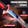 thumbnail image 1 of Light-Up Sword With Sparks, 44 Cm Led Lights Effects, 1-Handed Automatic Activation For And Gift Idea, 1 of 6
