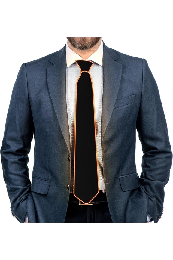Light Up Tie, LED Tie Adjustable Flashing LED Light Up Tie Cool Novelty Tie for Party