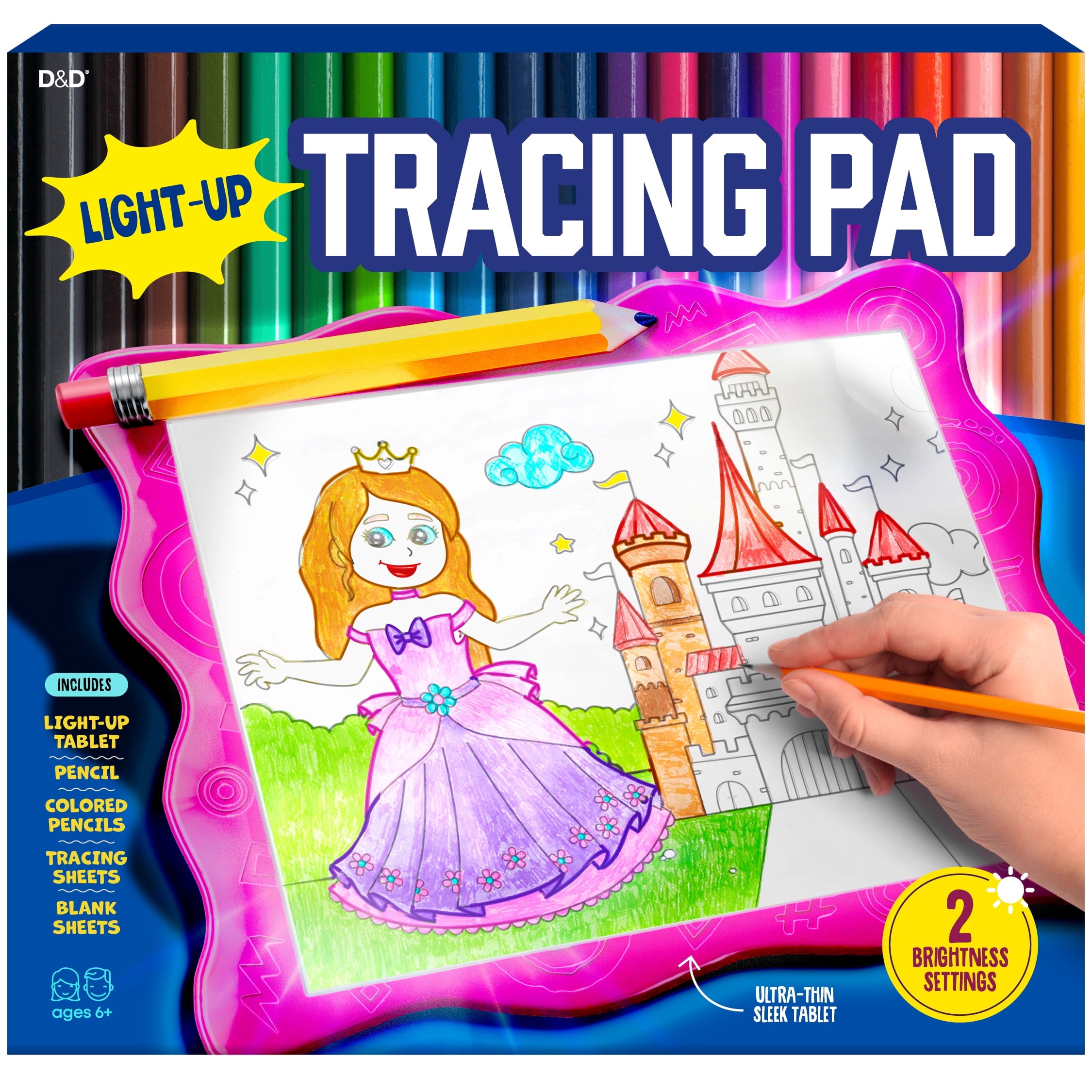 Light Up Tracing Pad for Kids - Craft Kit for Girls & Boys - Birthday Toy Gifts  Ideas - Arts & Crafts Writing Drawing Tracer Board