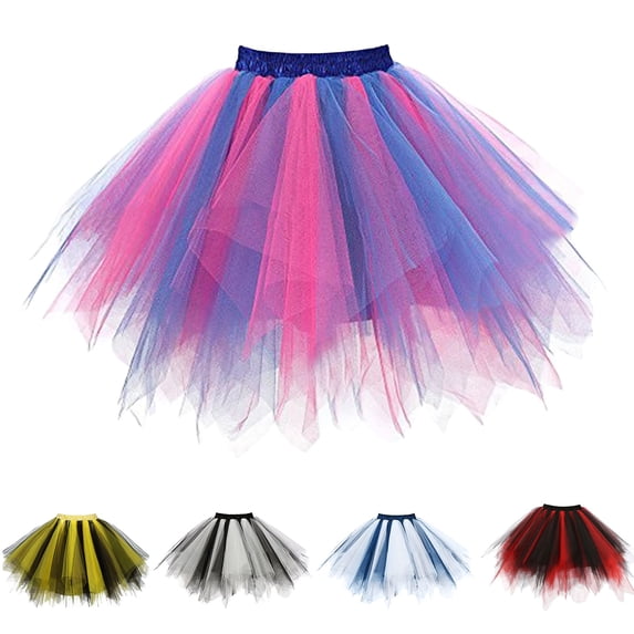 Light Up Tutu Skirt Rave Ballet Dance Skirts Led Costume Dress for Women and Girls Black