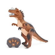 Light-Up Walking Dinosaur & Remote Control with Lights and Sounds